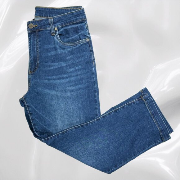Kut from the Kloth Hi Rise Crop Straight Sz 10 - Picture 2 of 7